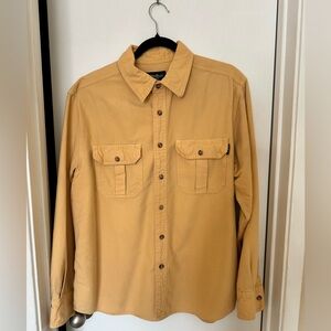 90s Eddie Bauer Men's Light Brown Shirt Jacket 100% Baumwolle